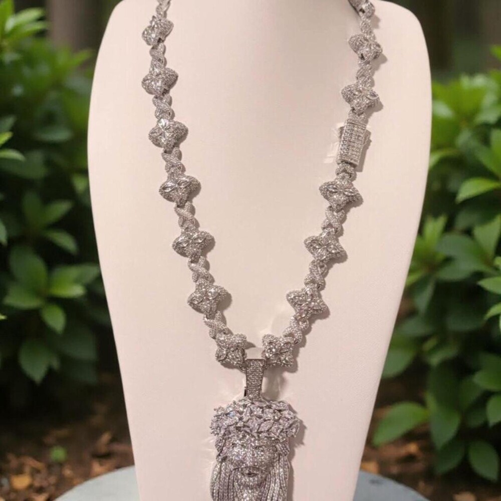 Iced Out Jesus Pendant 4584